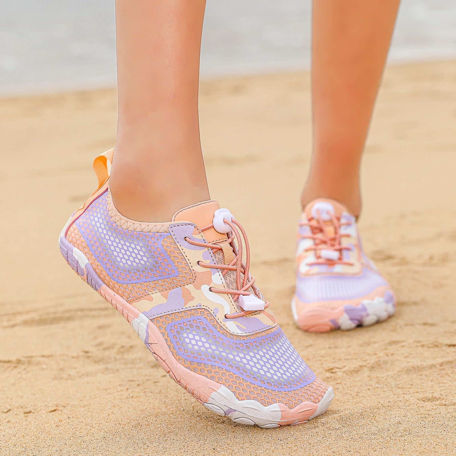 Scarpe da acqua Scarpe unisex per escursioni in fiume, traspiranti, per spiaggia, sport all'aria aperta, nuoto, trekking e alpinismo. a Cinque Dito. Barefoot Shoes