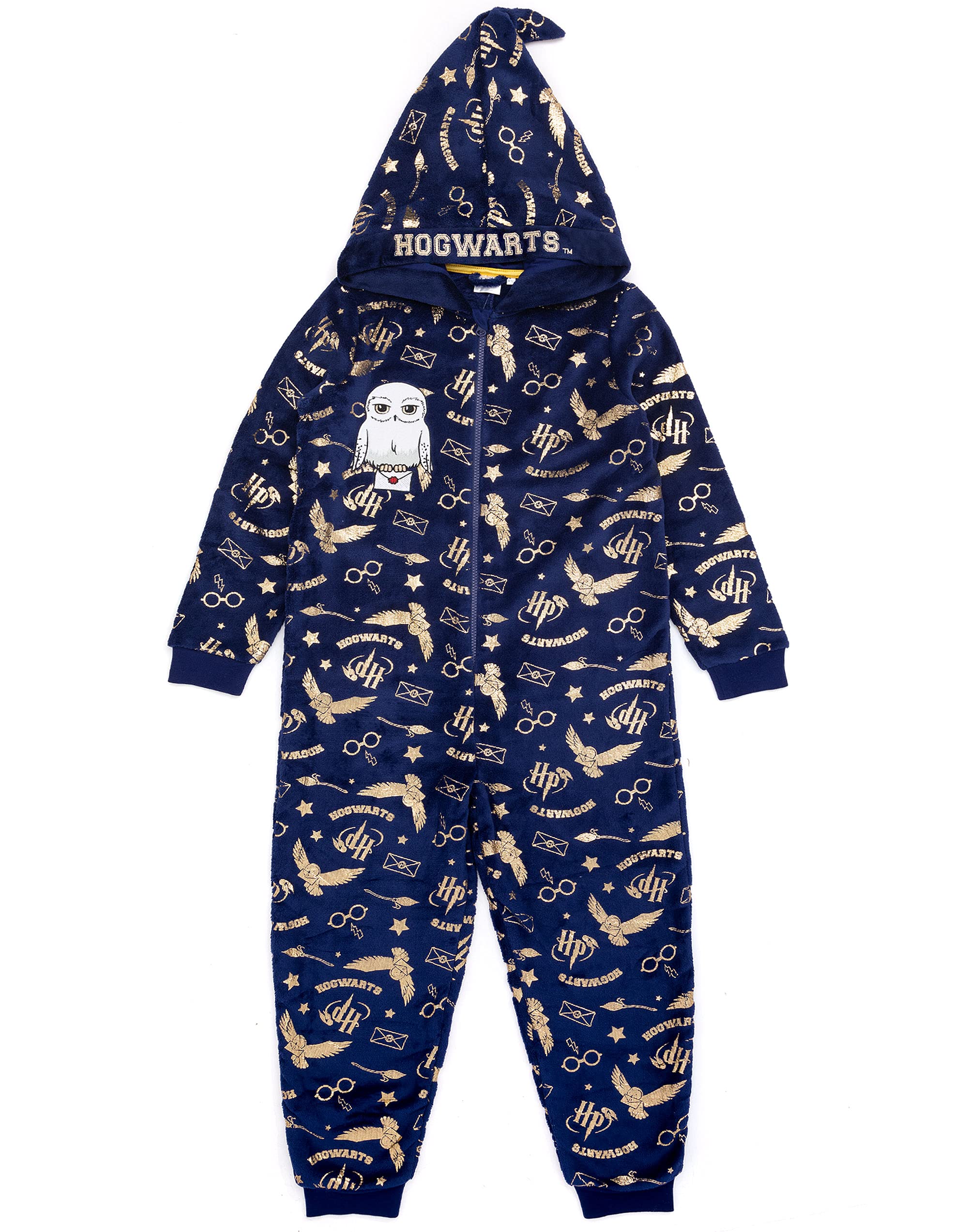 Harry Potter Onesie Girls Kids Hogwarts Hedwig All En Un Pijamas