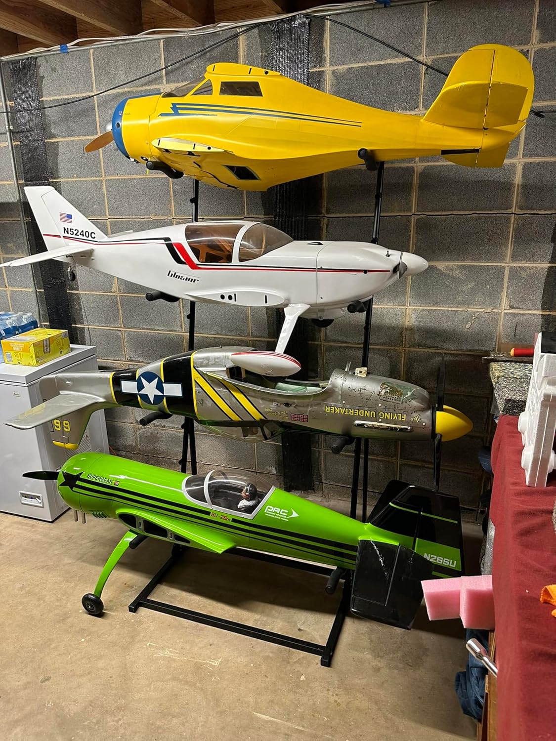 RC Airplanes Storage Rack System (33.5")