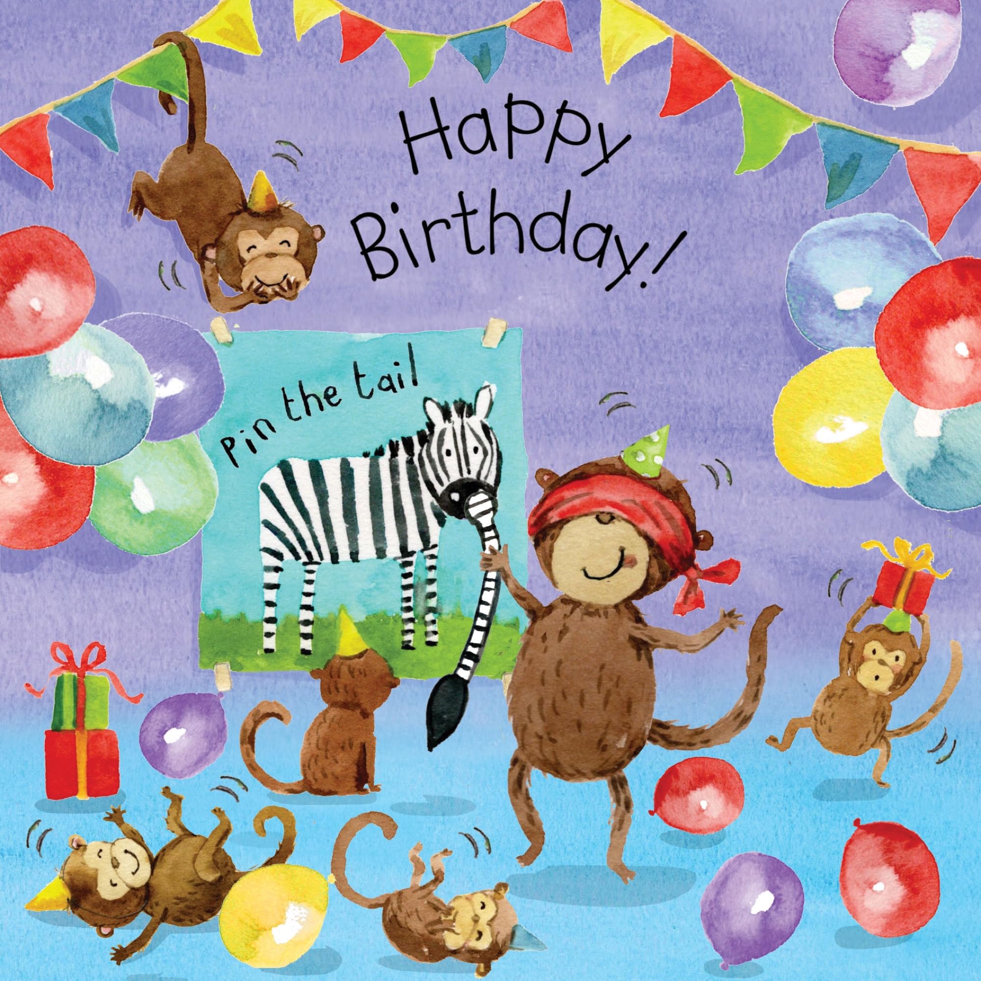 Biglietto Di Compleanno Divertente Con Asino Per Lui – Cartolina Inglese 150x150mm Con Busta, FSC