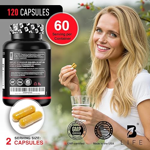 Miniatura 8 de Complejo de berberina+suplemento  120 cápsulas  suministro para 60 días  con berberina HCl, extracto de melón amargo, neem y más  Fórmula de