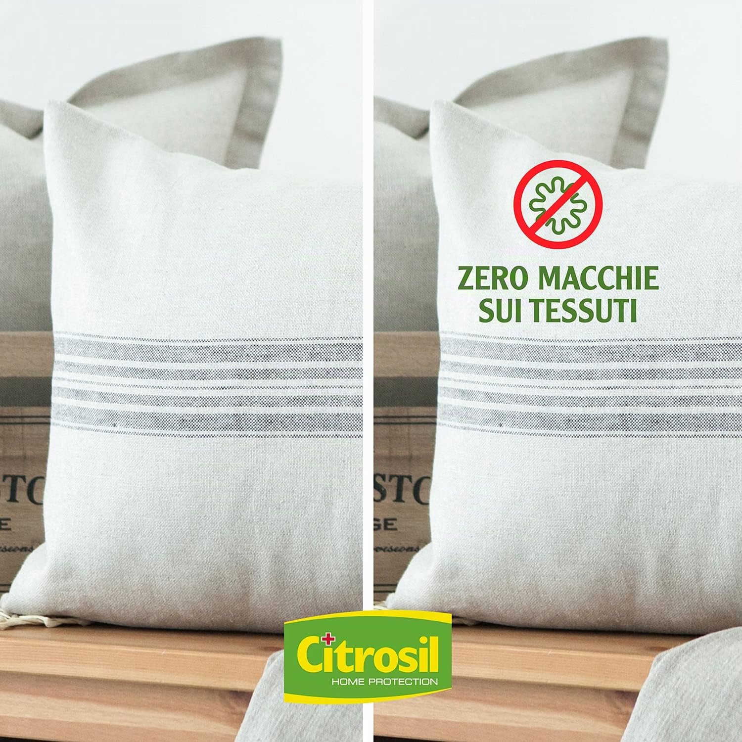 Citrosil Home Protection – Spray Igienizzante Superfici Multiuso, rimuove germi e batteri, con vere essenze di Menta, 300 ml x 12