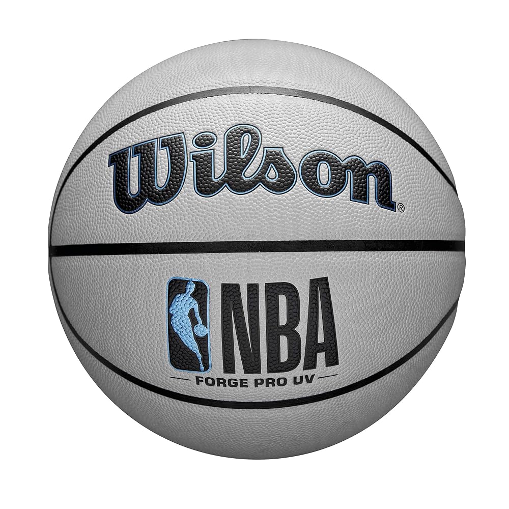 Wilson NBA Forge Pro UV Indoor/Outdoor Basketball - Size 7-29.5, Sand