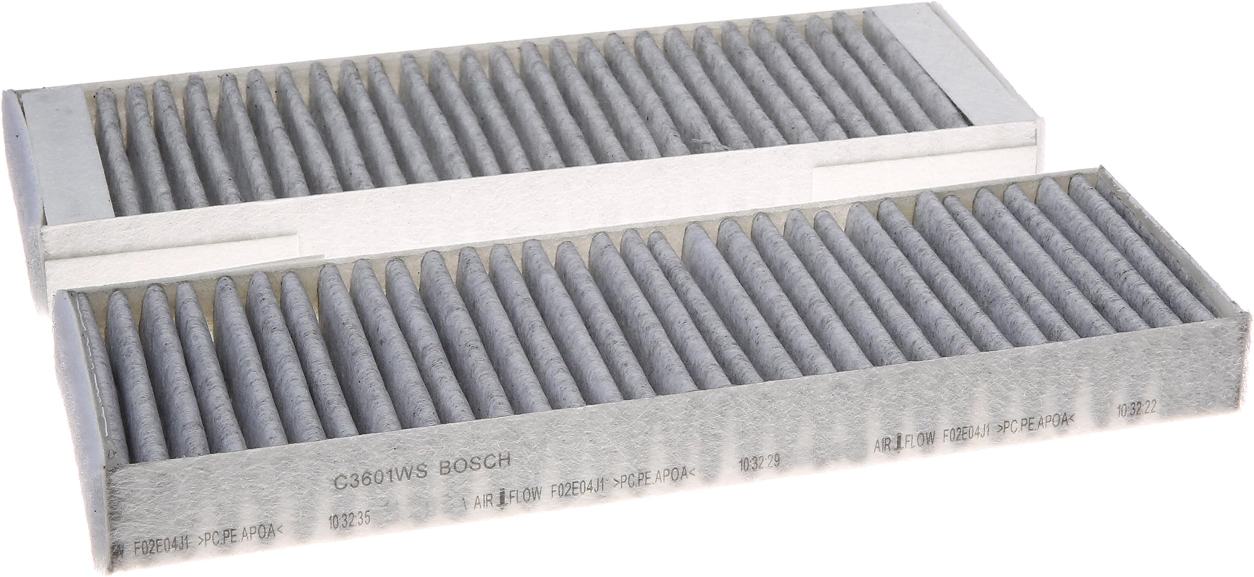 BOSCH C3601WS Activated Charcoal Workshop Cabin Air Filter - Compatible with Select Audi A6, A6 Quattro, R8, S6
