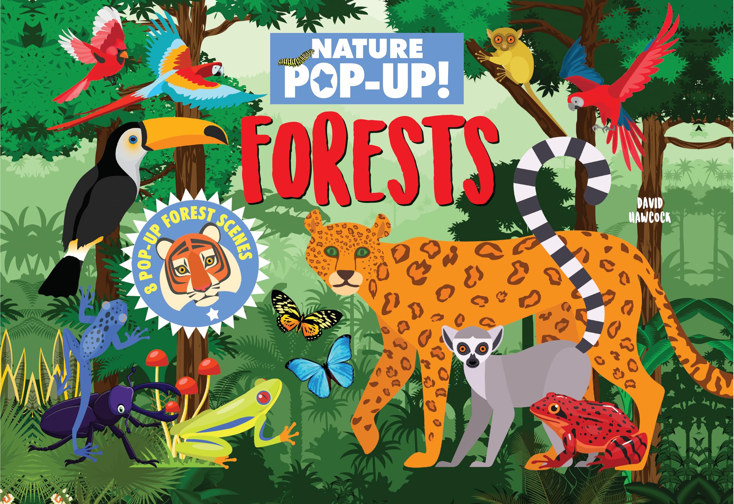 Nature Pop-Up! Forests: 8 Pop-up Forest Scenes (Happy Fox Books) Pop-Up Book for Kids Ages 6 and Up - Exciting Scenes, Fun Facts, and Interactive Elements in a Sturdy Hardcover