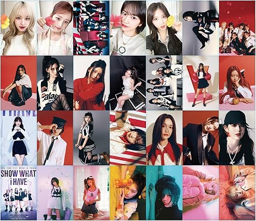 Miniatura 5 de IVE I'VE MINE - Juego de 55 tarjetas fotográficas de álbum de Kpop Merch Lomo para niños y niñas