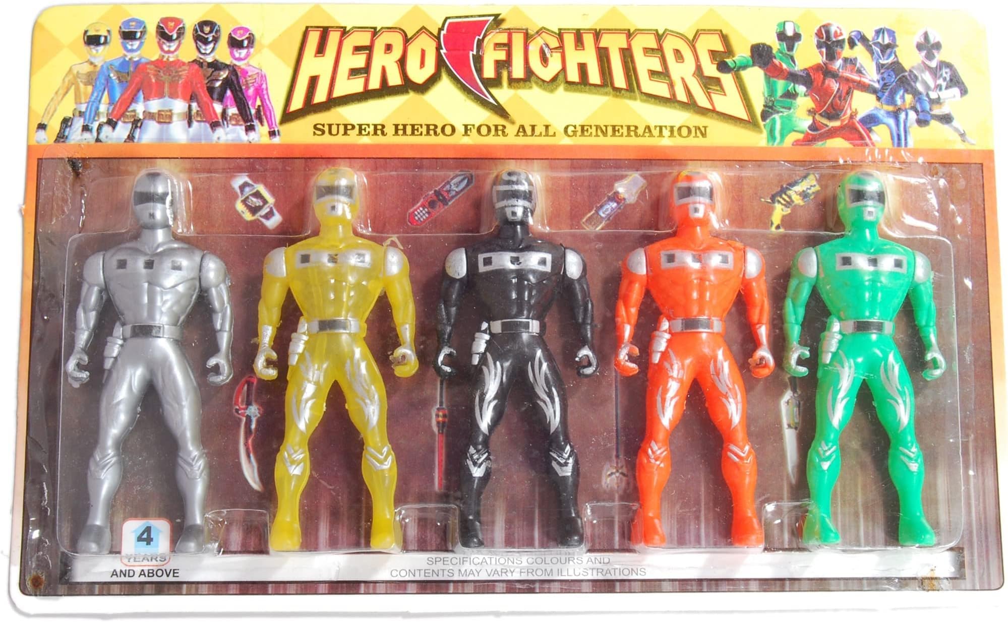 Buy Piggie Power Rangers Toy Set/Super Hero Avenger/Fire Fighters Set ...