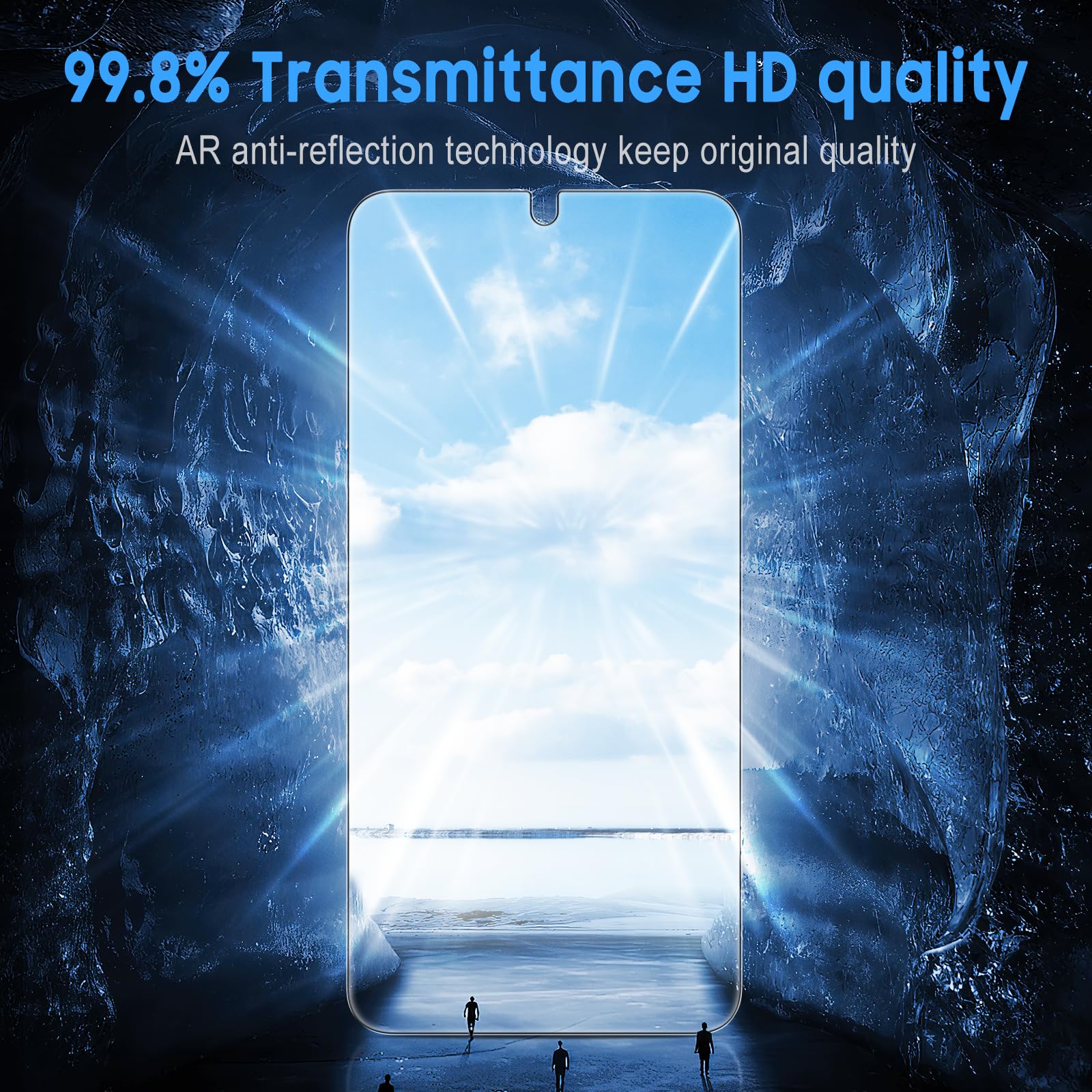 Uyiton Protector de pantalla de privacidad para Samsung Galaxy S24+ Plus