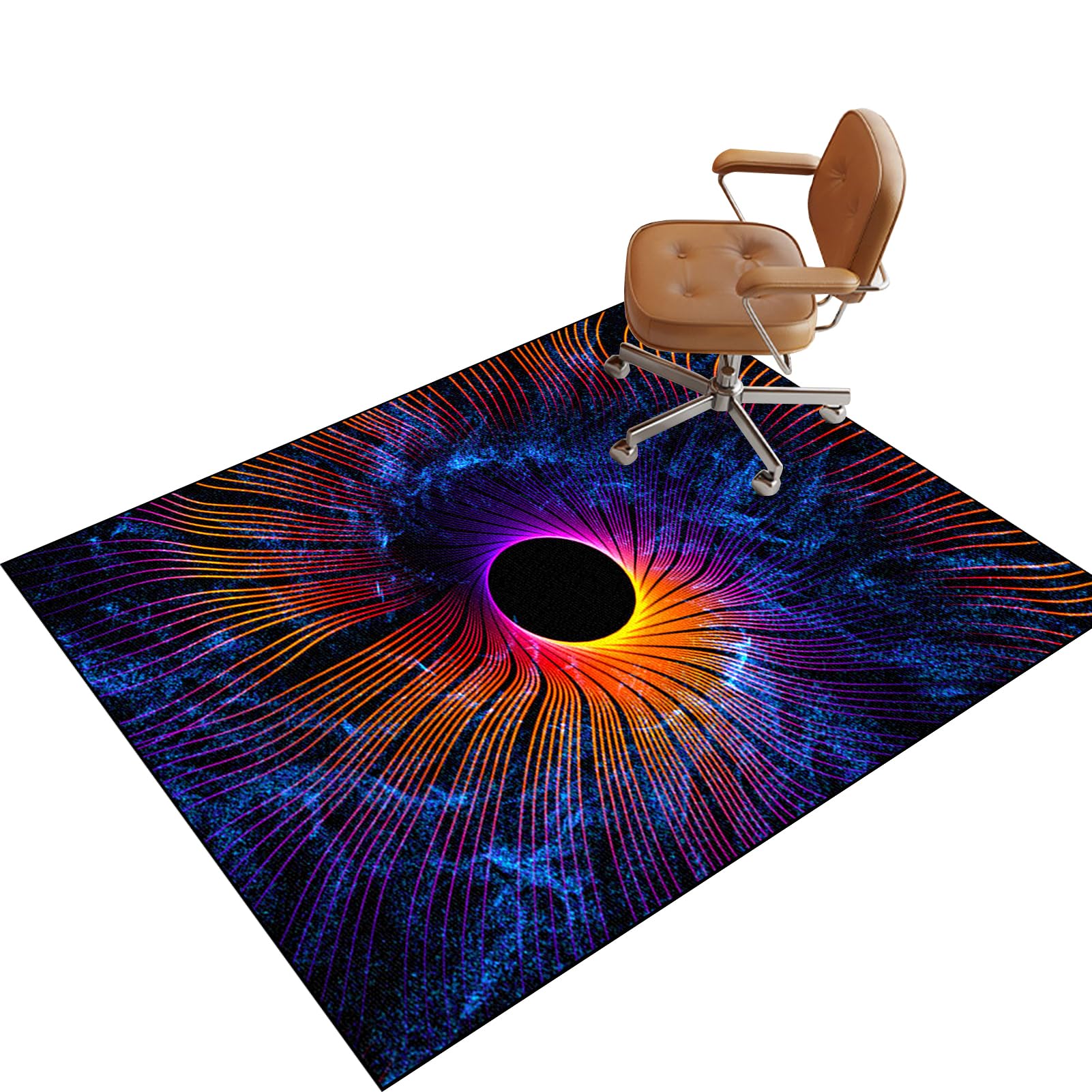 Hard Floor Protector Mat for Office Chair, Gaming Chair Mat for Carpeted Floor, Office Chair Mat for Hardwood Floor, Non-slip Desk Chair Mats, Computer Chair Rug for Home Office 140 x 180 cm