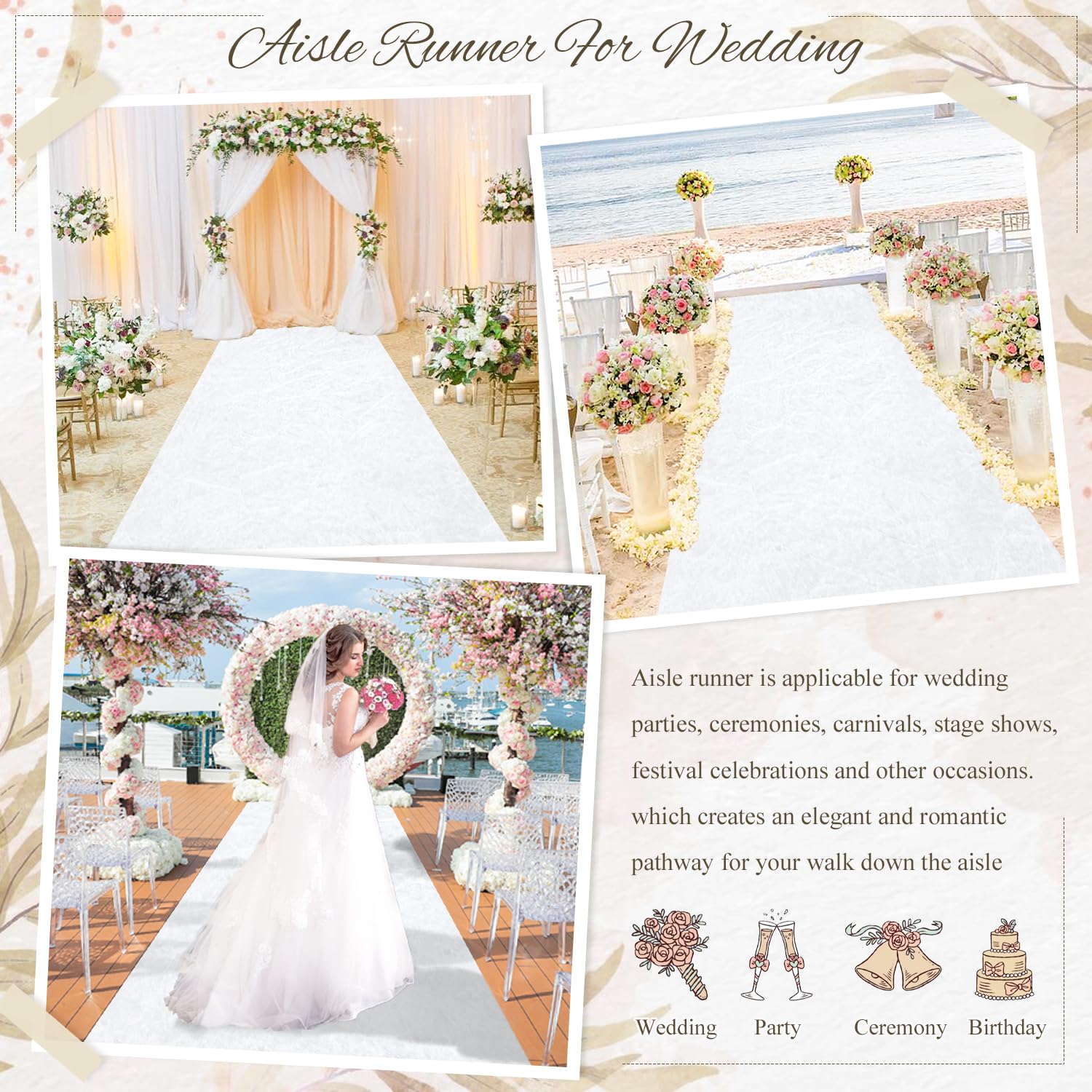 Eggplant Color Wedding Aisle Carpet Runners For Outdoors Amazon.com: