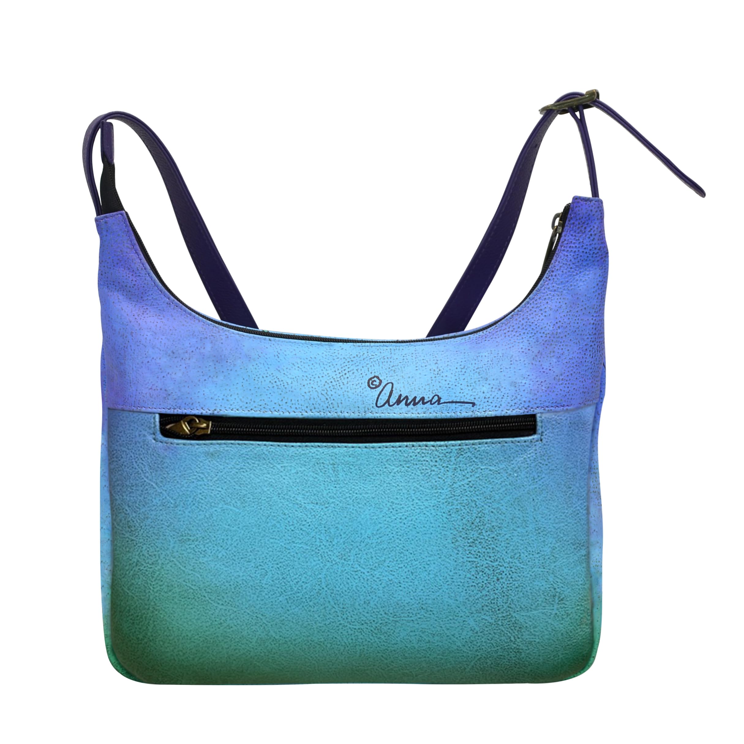Anna by Anuschka Medium Shopper Bag, Midnight Peacock