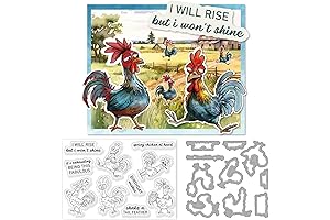 Charming Cartoon Chicken Stamp and Die Set: A Delightful Fusion for Paper Crafts