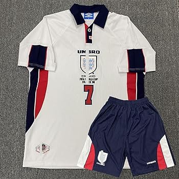 ベッカム　ユニフォーム　2002 正規品　長袖 イングランド 2002 ユニフォーム ベッカム 長袖 ユニフォーム