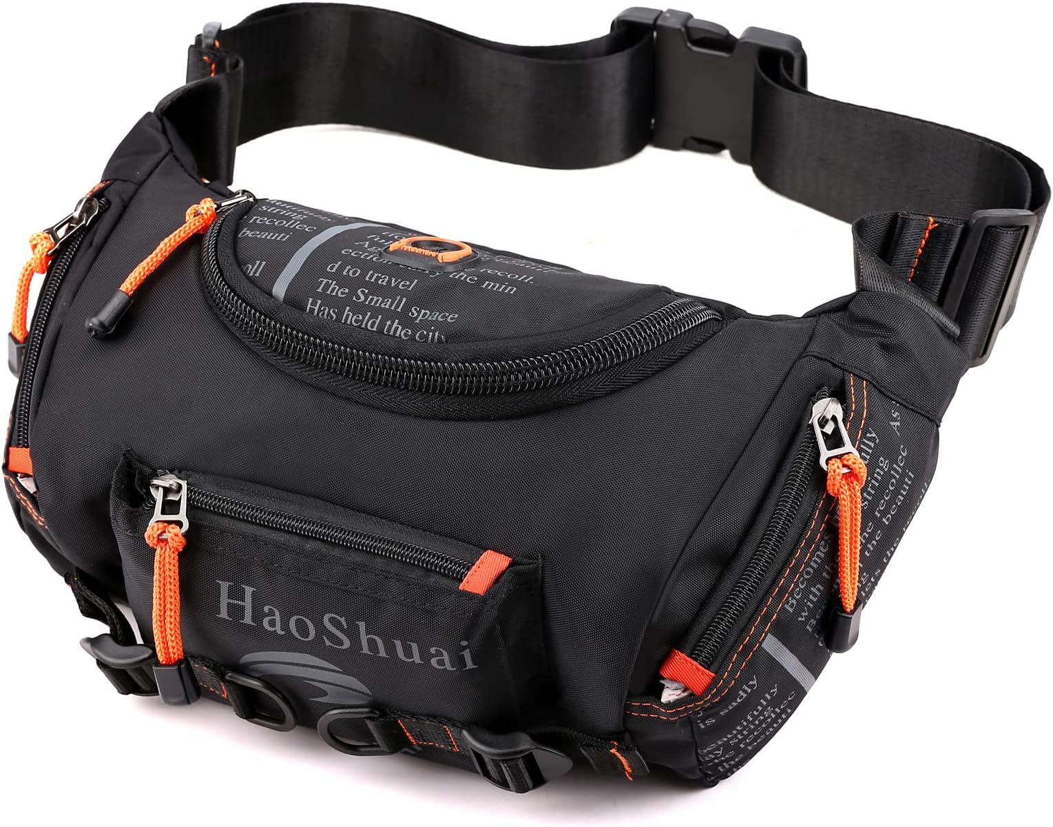 PeiceesWaterproof Fanny Pack For Men Women Crossbody Bag Fanny Packs For Women Fashionable Chest Bag Hiking Waist Bag For Outdoor Travel Camping Running Fishing, Black