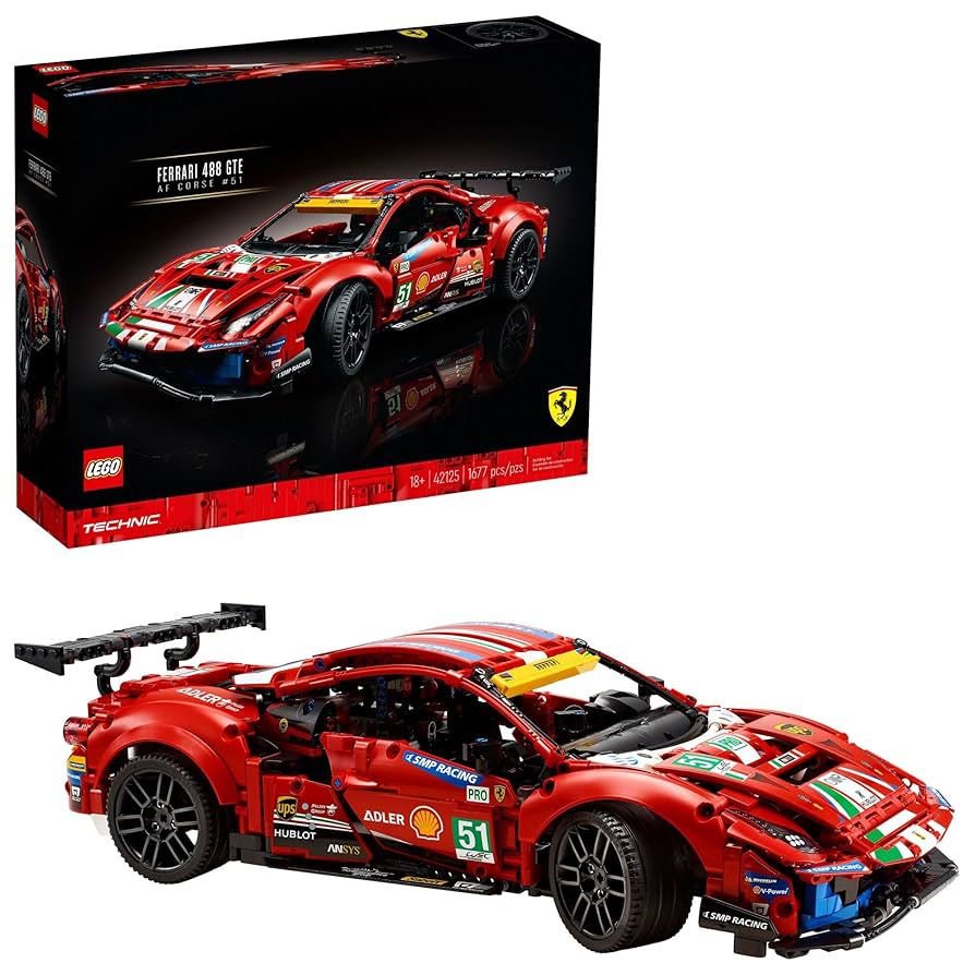 Amazon.com: LEGO Technic Ferrari 488 GTE “AF Corse #51