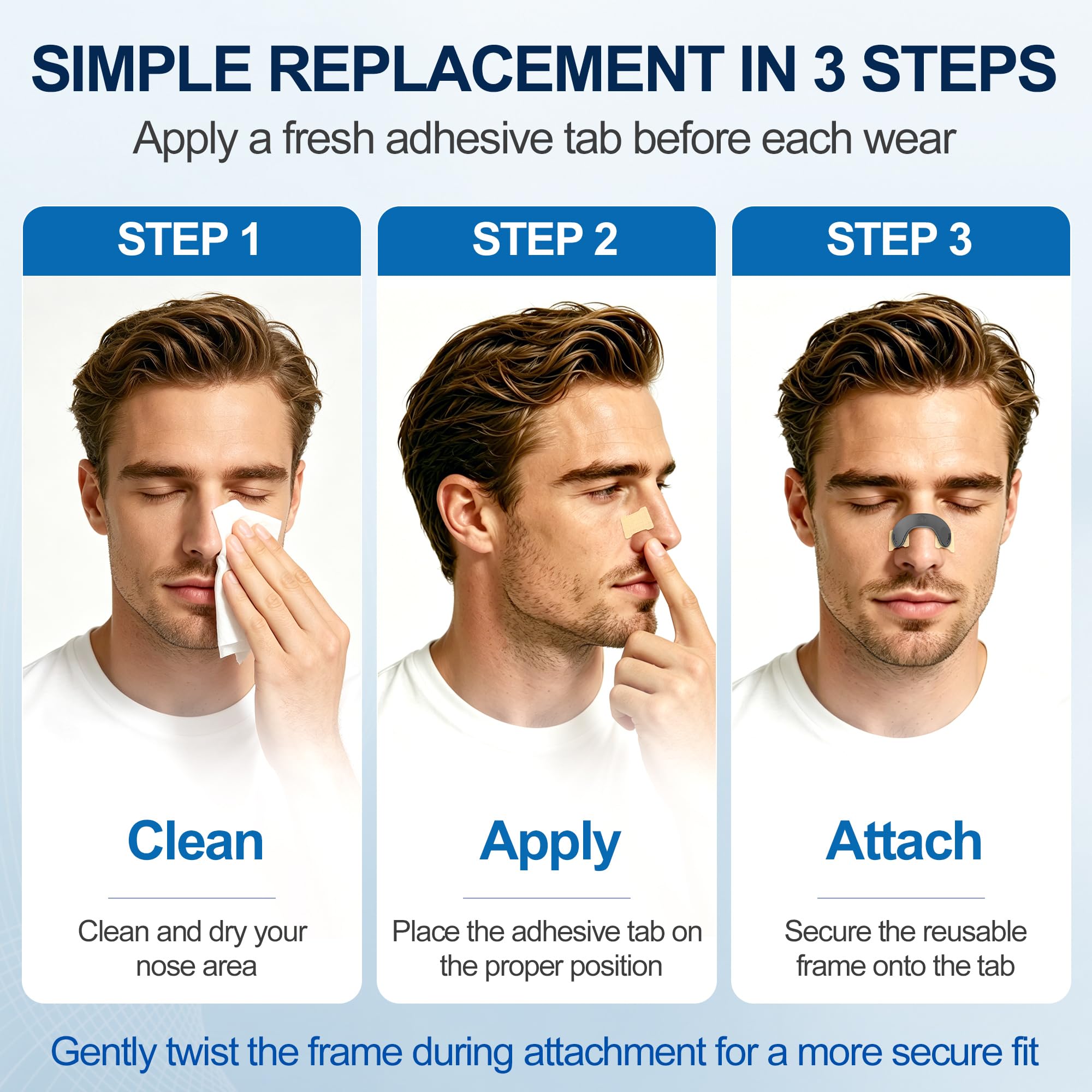 JoyBloom Nasal Strips Replacement Tabs (63 Count) for Breathing Support — Amazon image 6