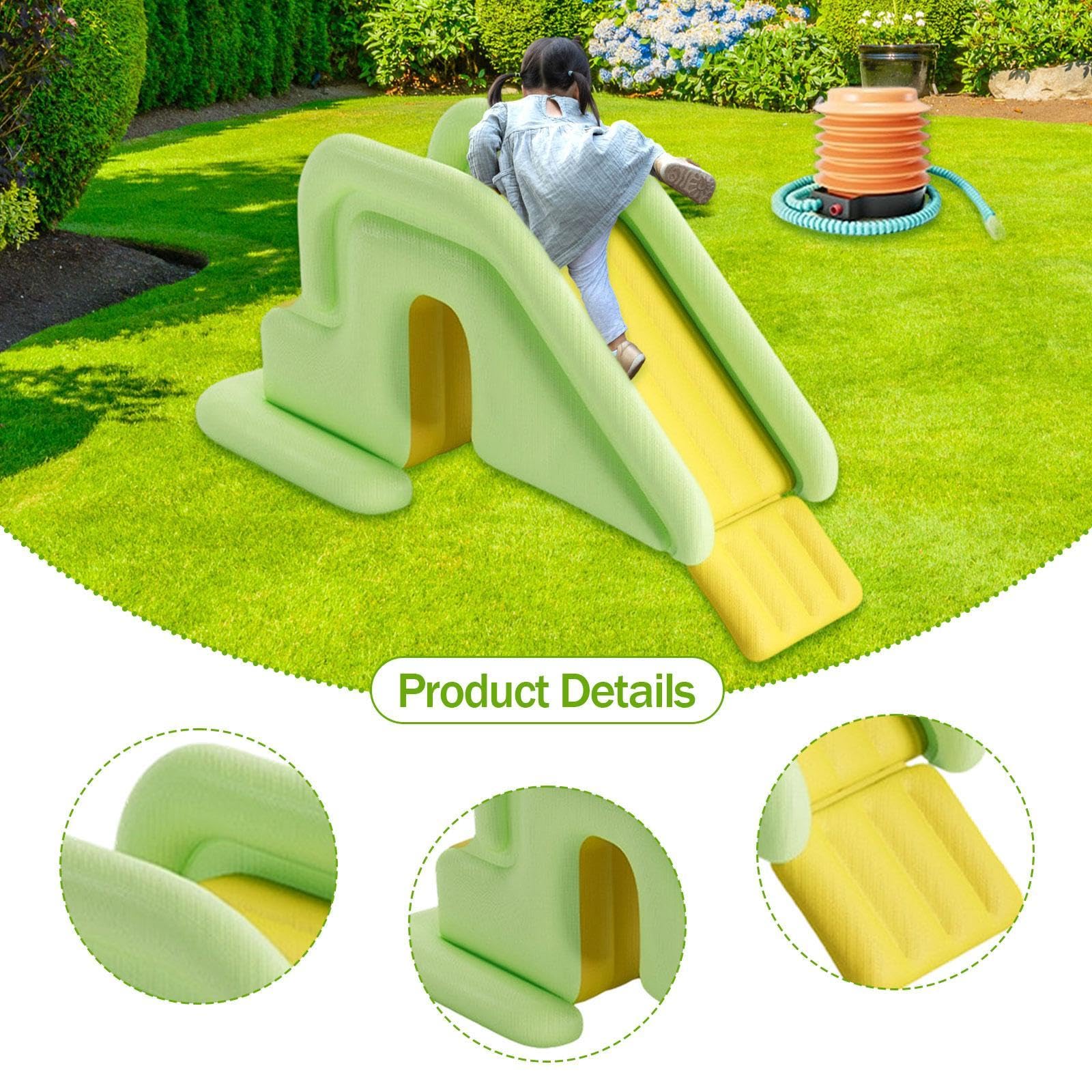 Toboggan Aquatique Gonflable pour Aire de Jeux pour Enfants, Piscine, Jardin, Sports