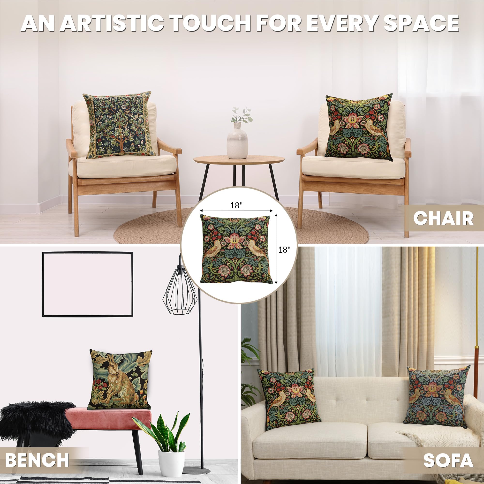 Amazon.co.jp: Charlotte Home Furnishings クッションカバー 装飾