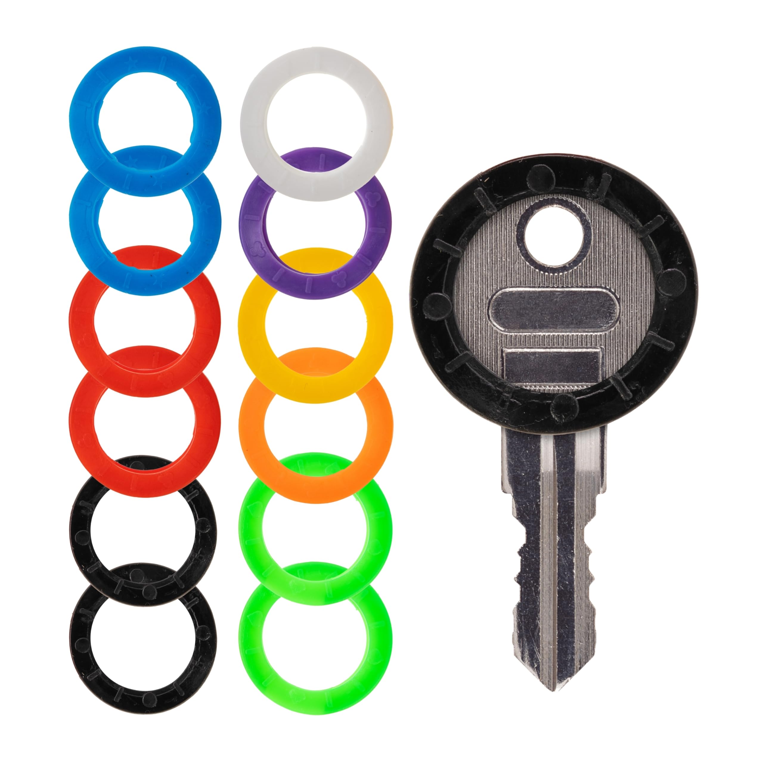 Westcott Targhette Portachiavi - 200 Pezzi Multicolori Con Anelli Metallici, Etichette Scrivibili E Resistenti - Foto 11