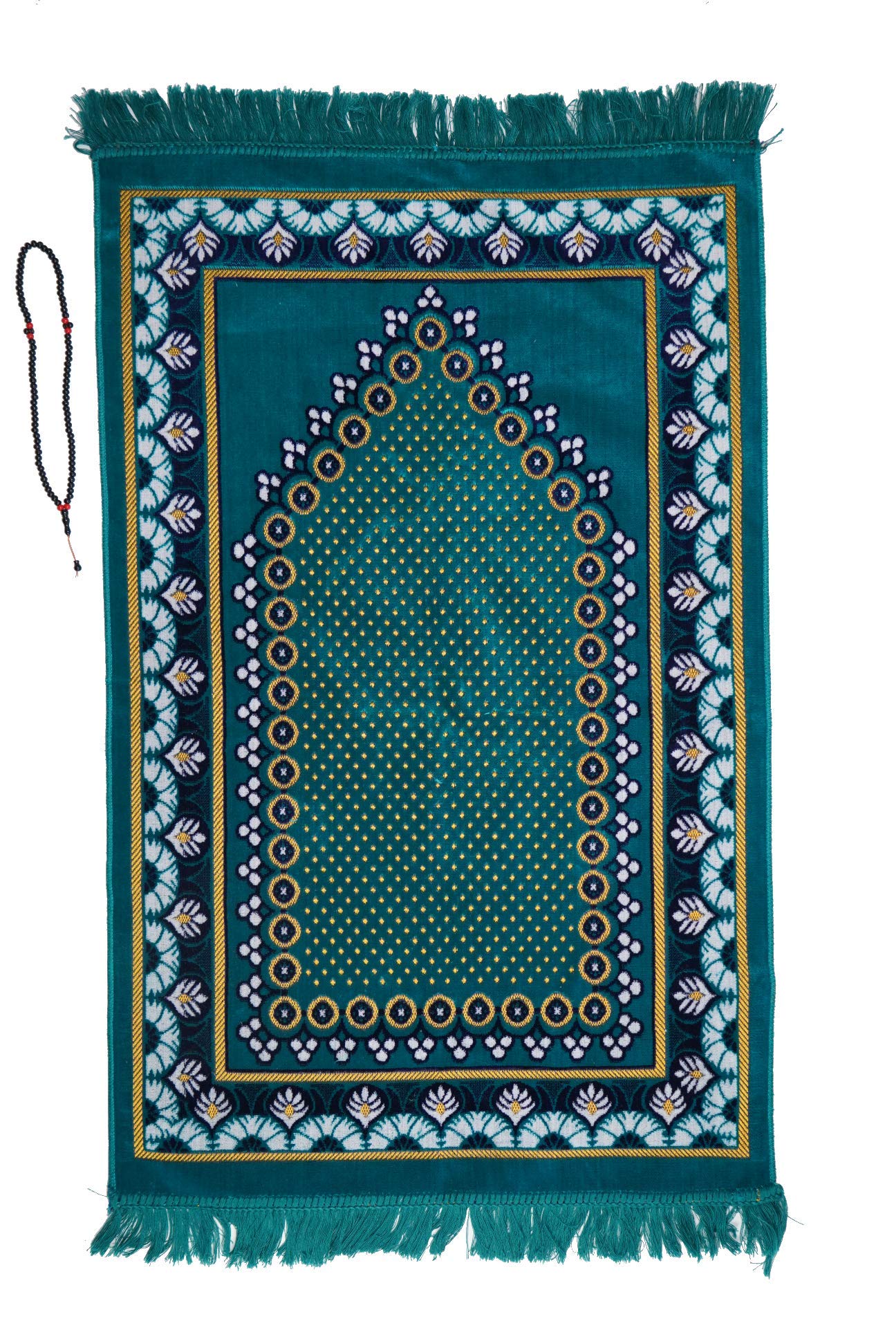 Buy Prayer Mat/rug with Prayer Beads Tasbih Starry style Islamic Namaz