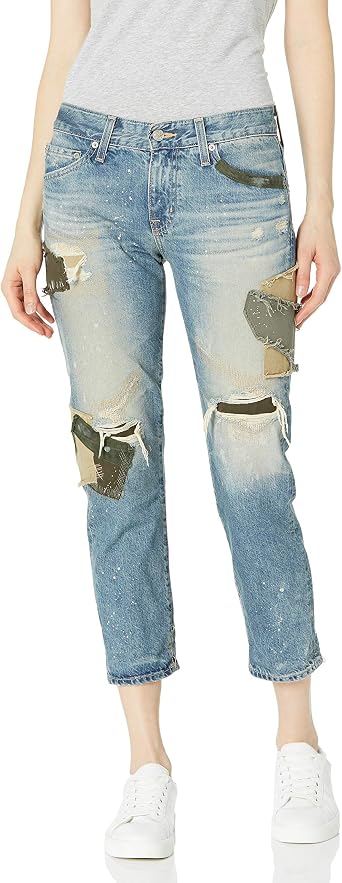Mended Denim Ex-Boyfriend Slim 