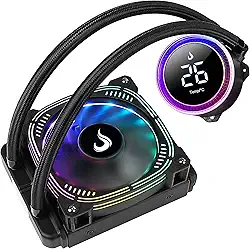 Water Cooler 120mm | Rise Mode | Aura Ice Black Argb