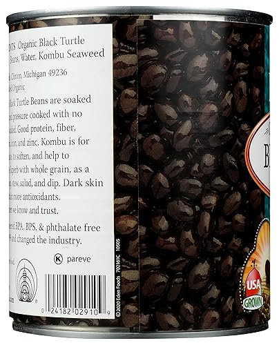 Miniatura 5 de Eden Foods Frijoles negros orgánicos, 29 oz