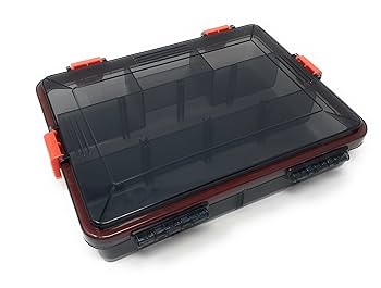 アウトドア・釣り・旅行用品 フィッシング タックルボックス・ルアー Amazon | 防水パッキン付き タックルボックス 2サイズ ルアー