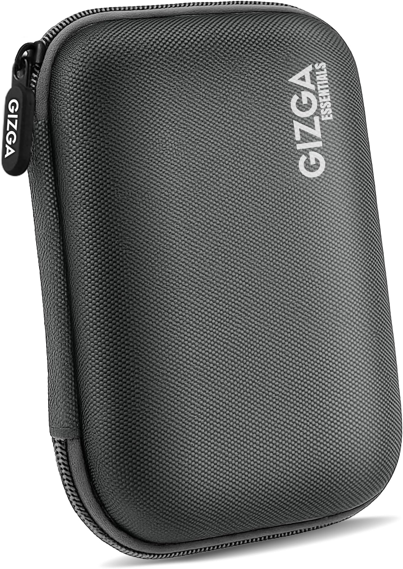 Gizga Essentials External Hard Drive Case for 2.5-Inch Hard Drive - Double Padded (Gray)