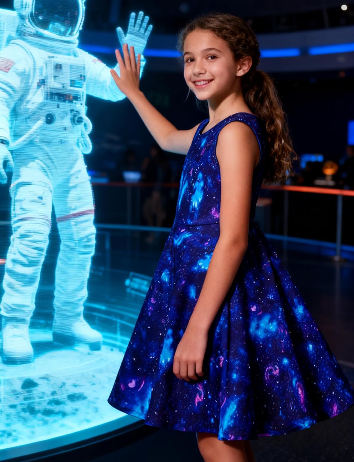 BFUSTYLE Girls Dress Sleeveless Casual Floral Sundress for Girl 4-15 Years - Image 2