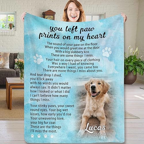 Collages de fotos personalizados en mantas conmemorativas, regalo hecho en Estados Unidos, manta de memoria personalizada con imagen, manta de