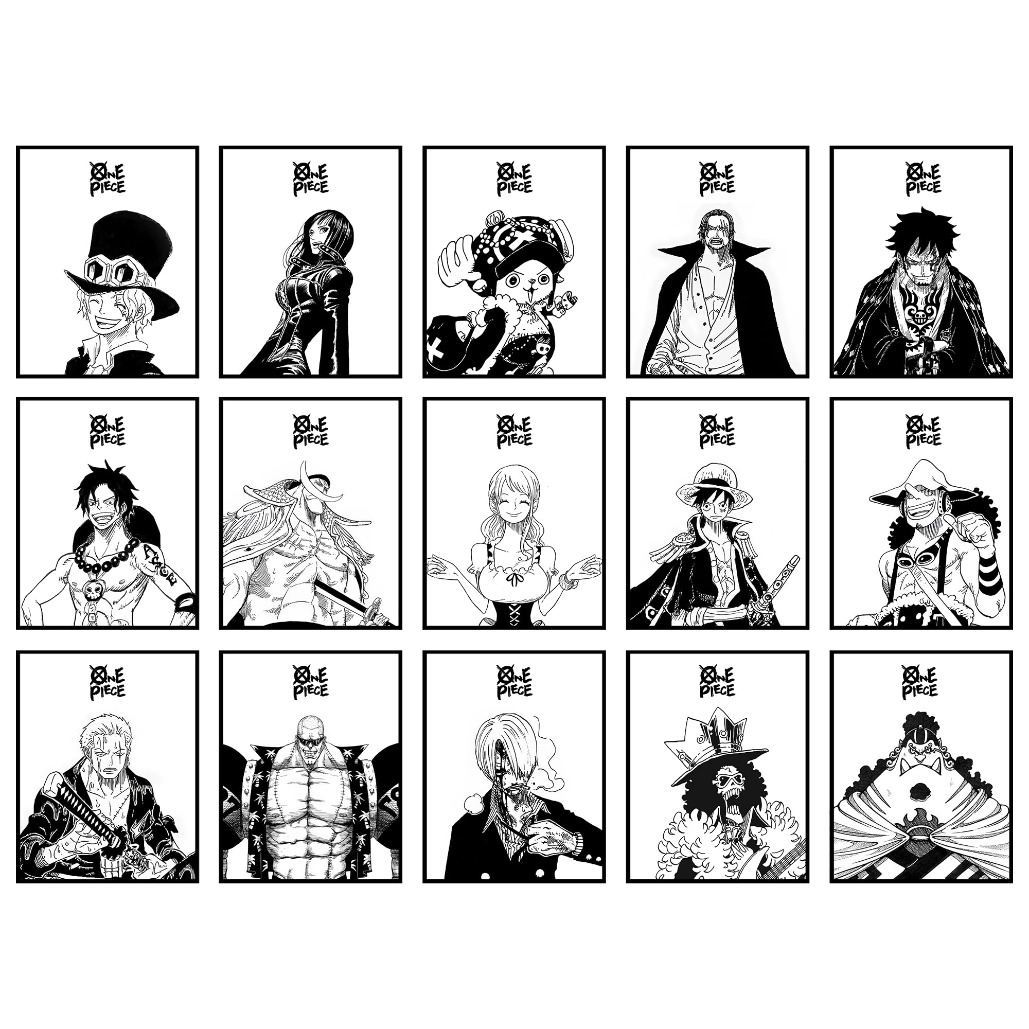 Amazon.co.jp: Bigwig Prints ワンピースポスターセット - ワンピース