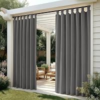 Deconovo Tende da Sole per Esterno 132x214 cm, Set da 2 Tende Idrorepellenti Oscuranti
