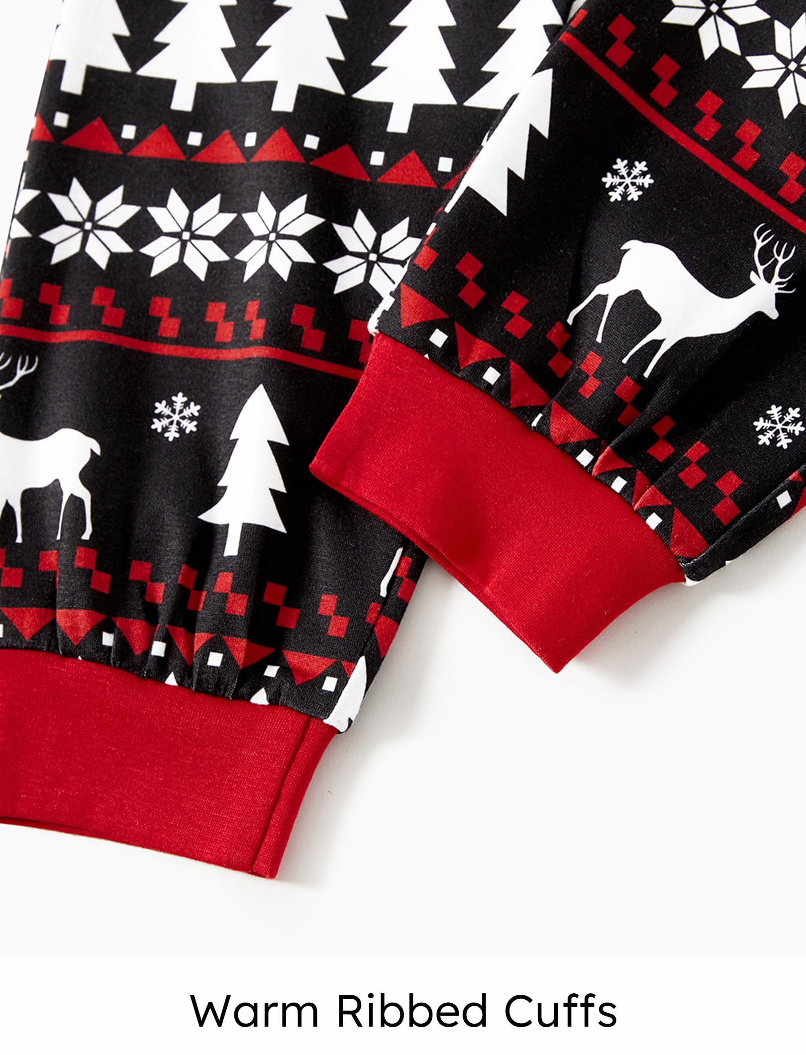 PATPAT - Pigiama Natale Famiglia Coordinati - Pigiami Natalizi per Tutta la Famiglia - Pigiama Donna Invernale - Pigiama Natale Coordinati Coppia - Pigiami Coppia- Pigiama Uomo Invernale