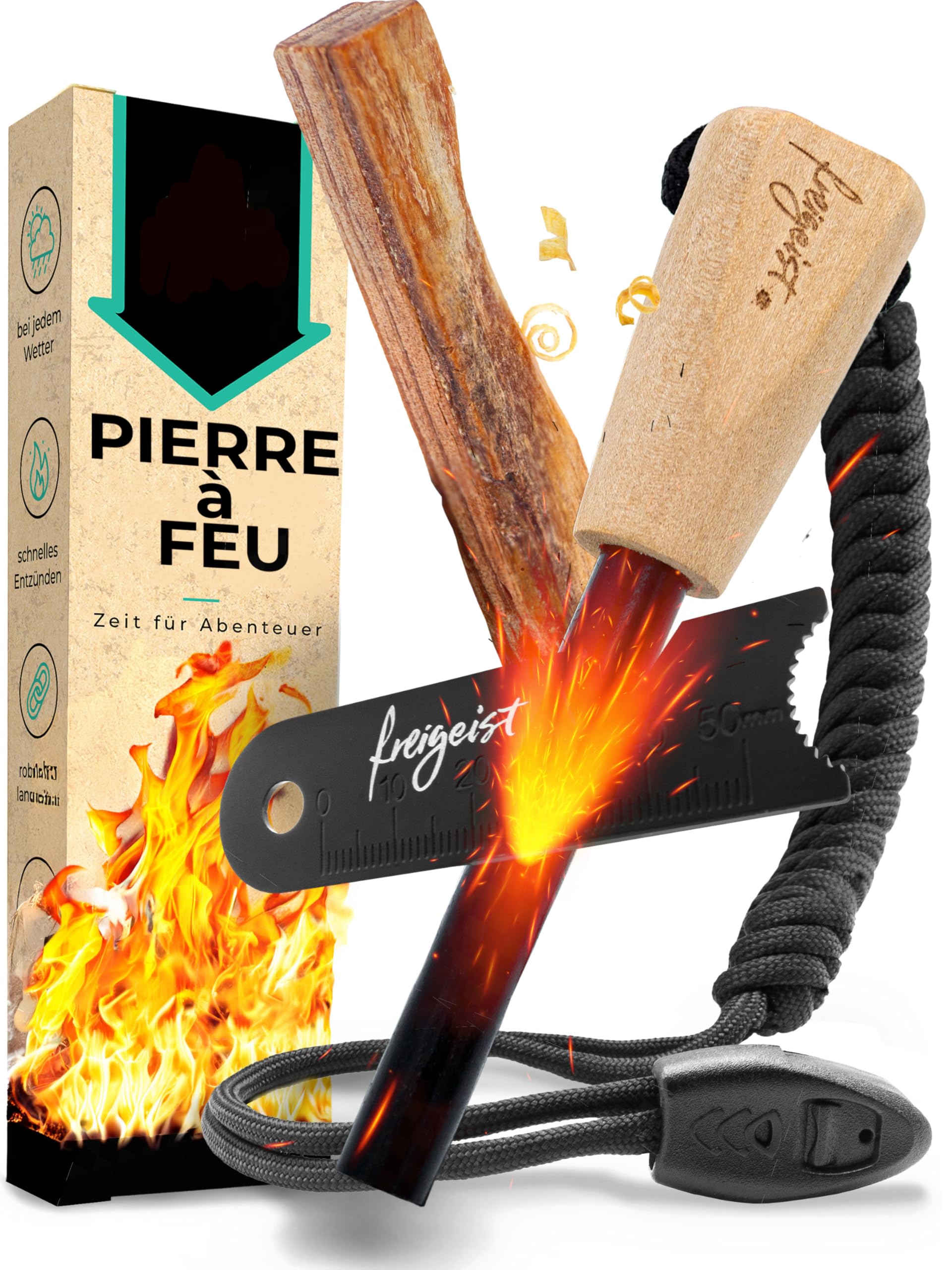 Lot De 2 Allume-feux Solaires De Survie – Camping, Randonnée – Extérieur – Neufs