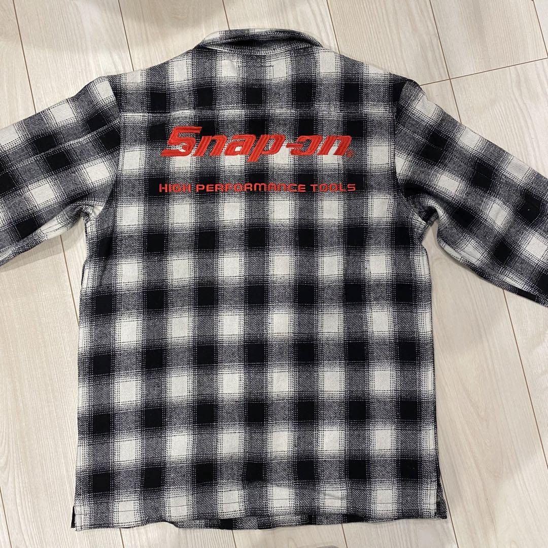 Amazon.co.jp: Snap−on スナップオン チェック フランネルシャツ M 