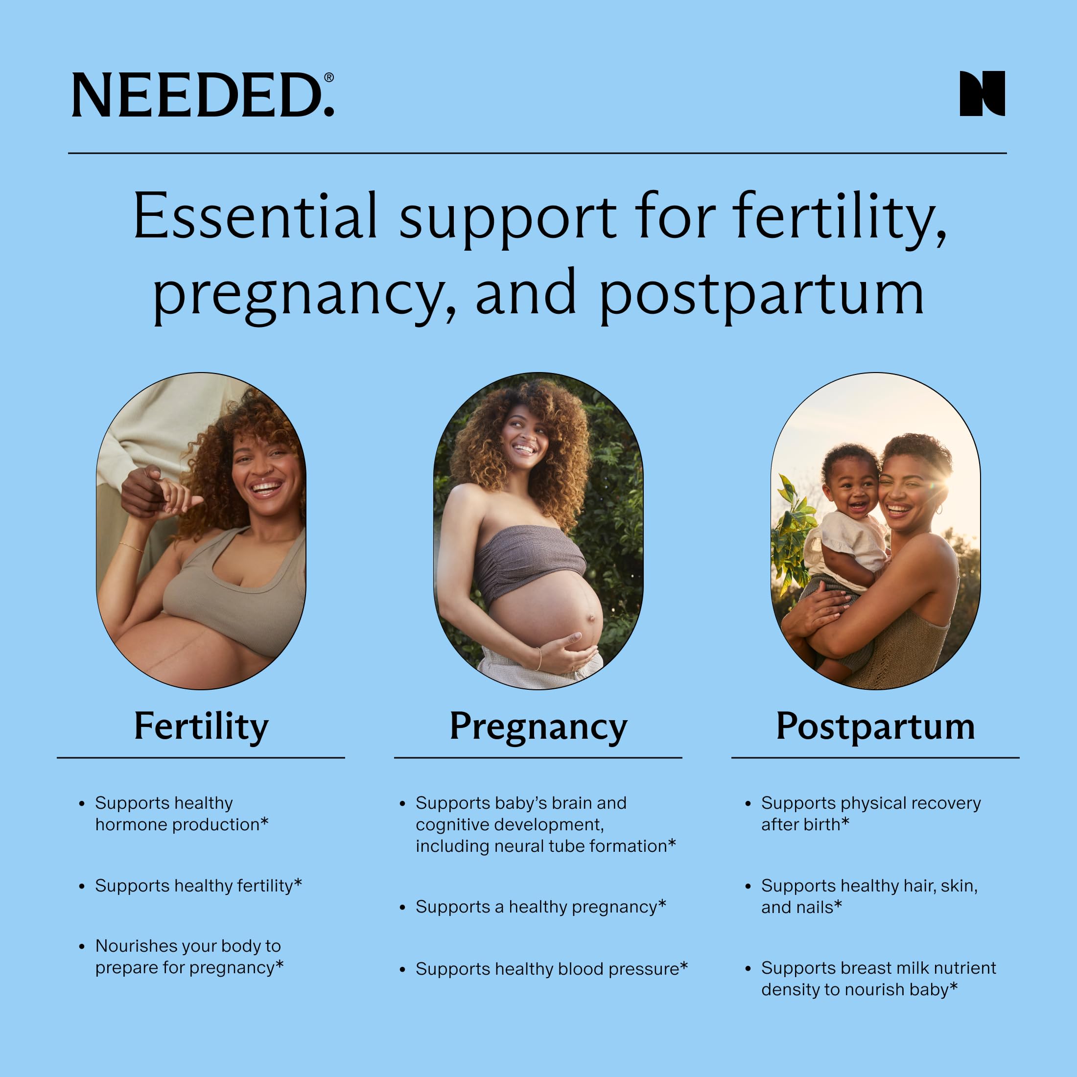 Needed. Multivitamin for Prenatal, Prenatal Multi Capsule, 30-Day Supply — Amazon image 5