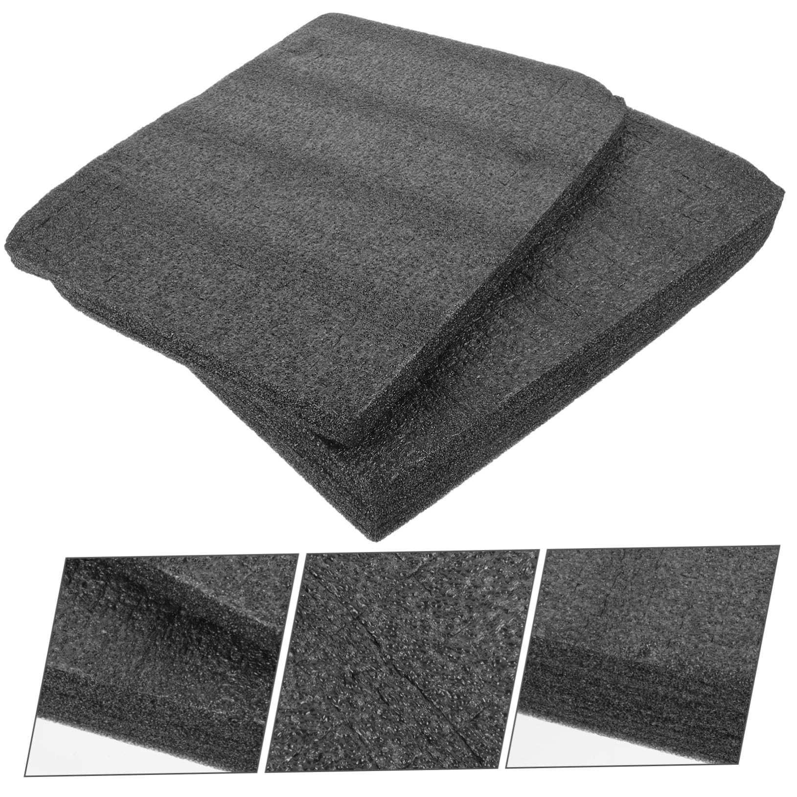 Angoily 4 Ensembles Boîte À Outils De Cube En Mousse Coussinet De Mousse Cas Prédécoupé Pour Déménager Conditionnement Artisanat Poubelle Mousses De Rembourrage Noir 2 Pièces * 4
