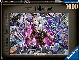 Ravensburger Marvel Villainous: Taskmaster 1000 Piece Jigsaw Puzzle for Adults - 16905 - Every Piece is Unique, Softclick Technology Means Pieces Fit Together Perfectly