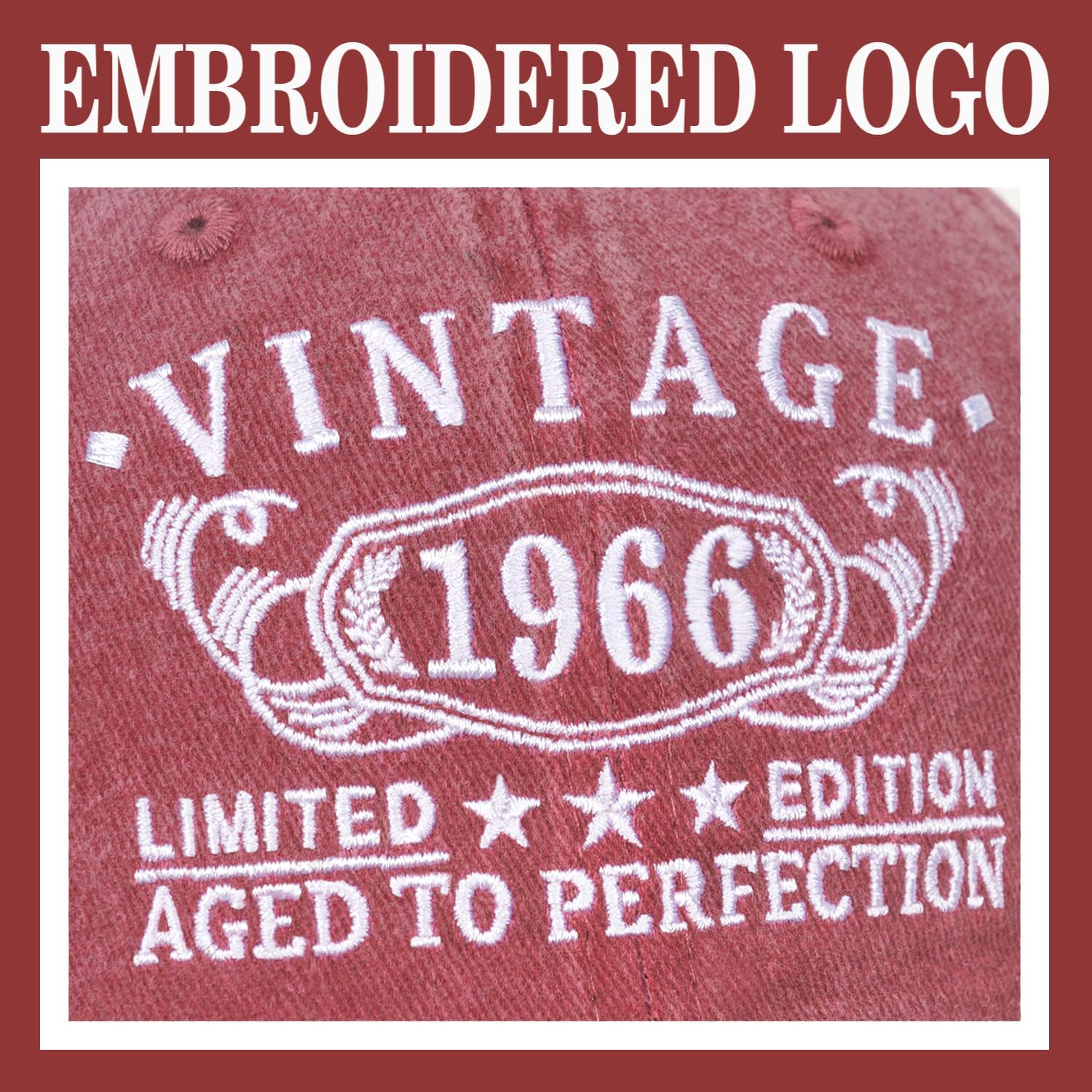 Birthday Gifts for Men Women, Personalized 18th/21st/25th/30th/40th/50th ...90th Birthday Ideas Gift, Vintage Baseball Hat - Image 2