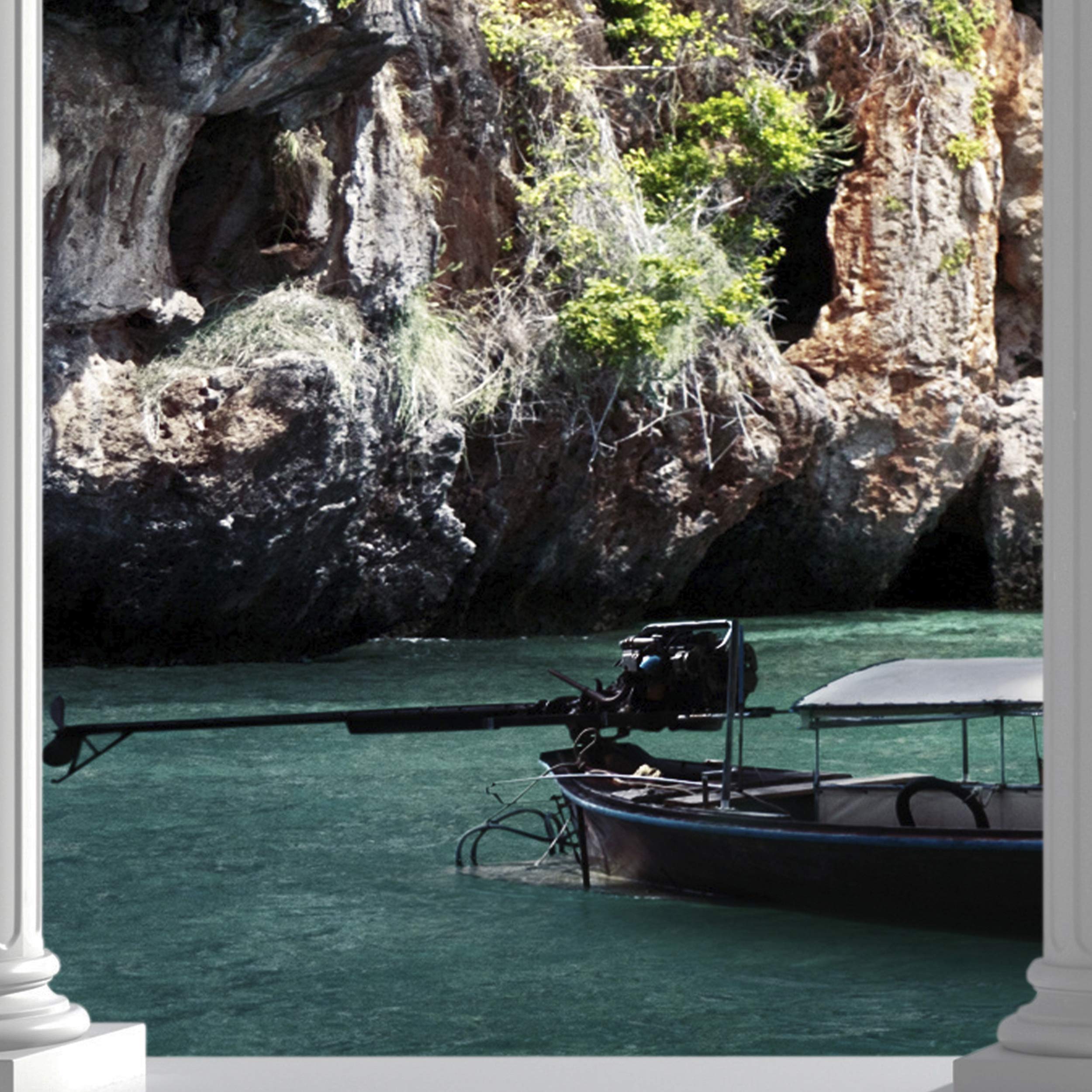 decomonkey Fotomural autoadhesivo Paisaje Naturaleza Mar 343x256 cm