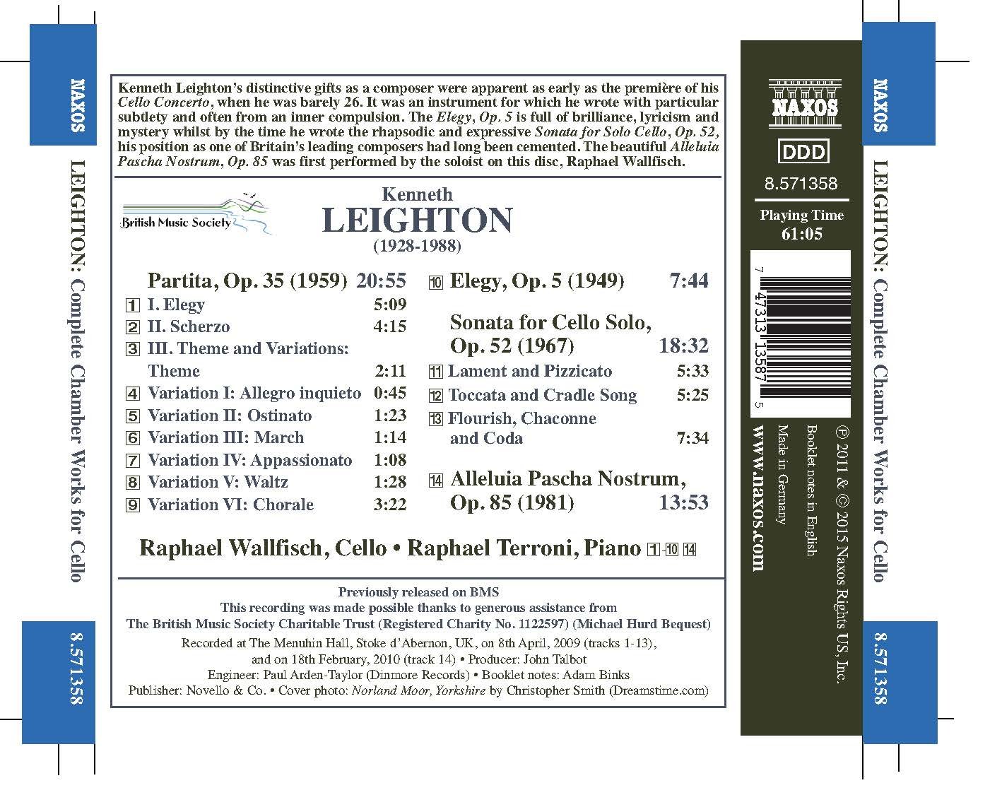 Complete Chamber Works For Cello