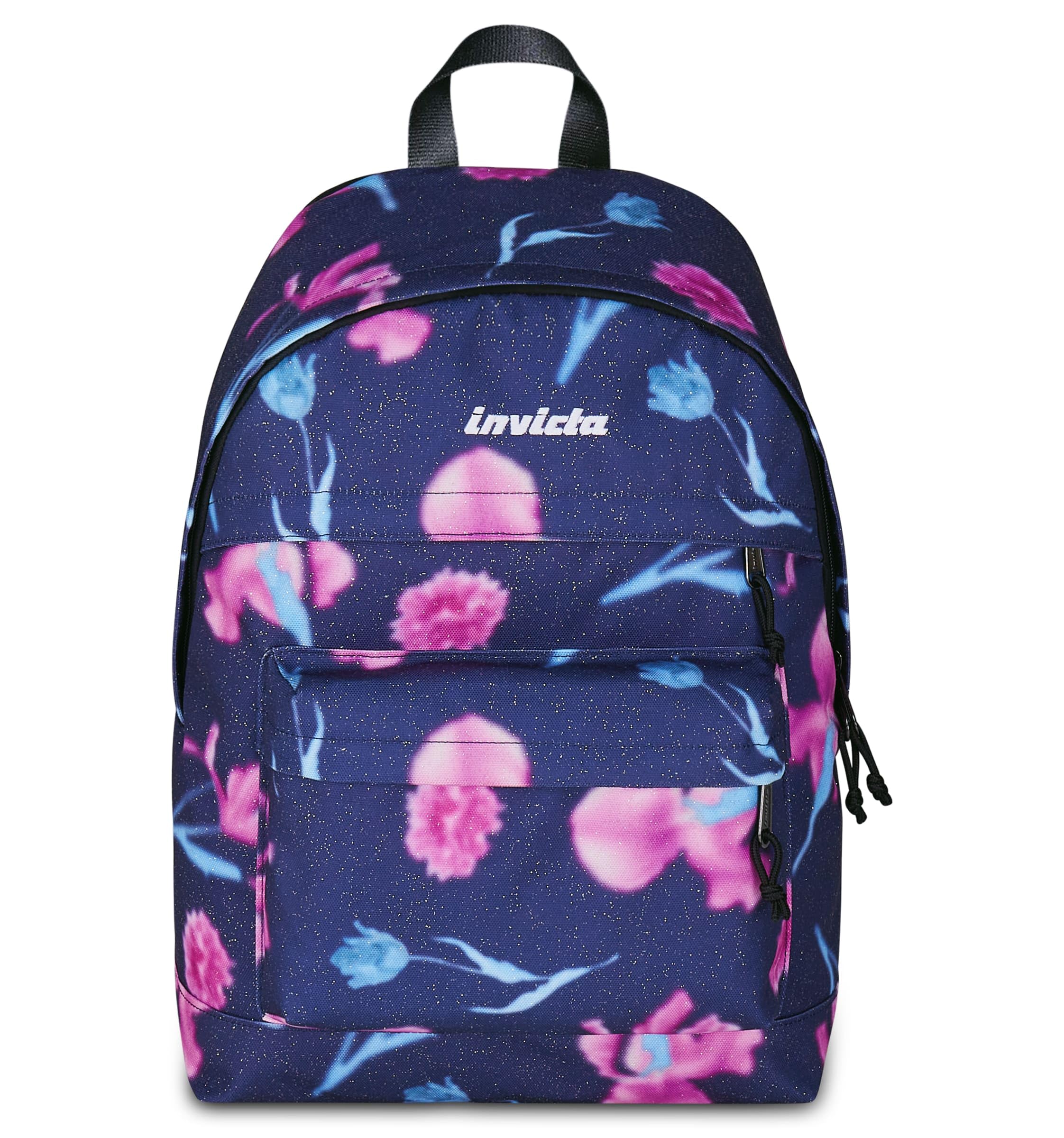 Invicta Zaino Scuola American Fantasy Shine, Viola, Zaino Mono Scomparto con Tasca Porta PC 13'', 23 L, Zaino Scuola Superiore, Università e Tempo Libero, Per Ragazza