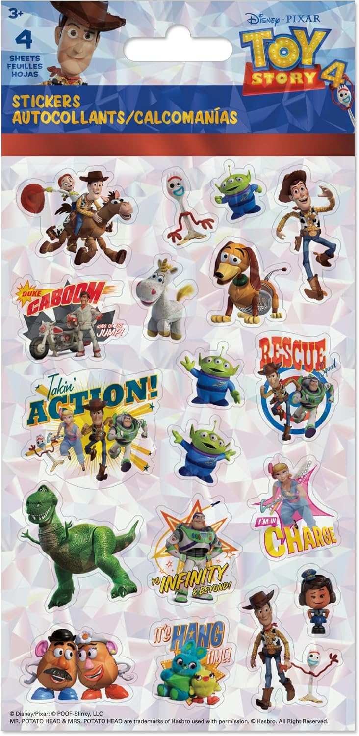 Toy Story 4 Standard Sticker - 4 Sheet - Image 4