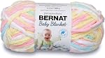 Bernat Baby Blanket Yarn - (6) Super Bulky Gauge - 3.5oz - Yellow - Single Ball Machine Wash & Dry (1611033615)