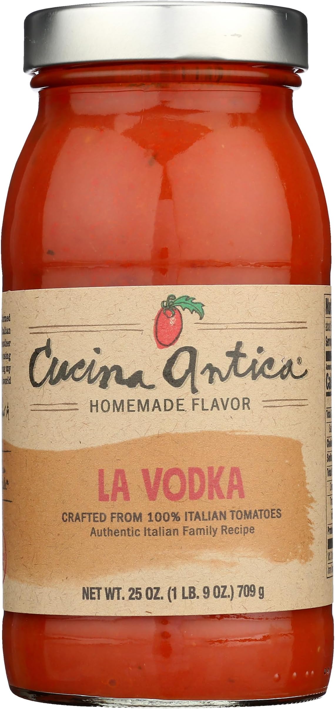 Cucina Antica La Vodka Pasta Sauce 25oz (Pack of 6
