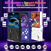 Vista 2 de XF40V - Consola de juegos de mano retro, consola de juegos retro con pantalla IPS de 4.0 pulgadas, sistema Linux integrado de 64G, sistema Linux