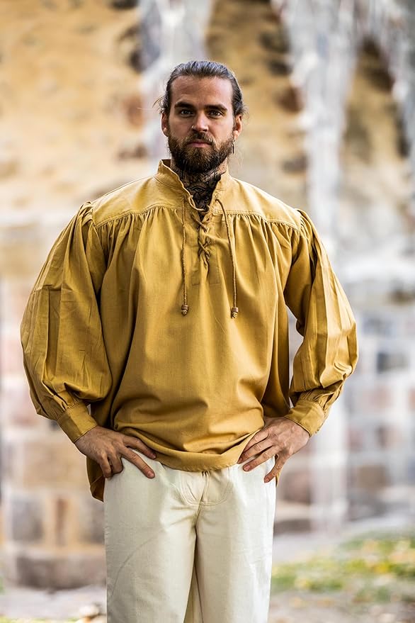 Leonardo Carbone® Landsknechthemd Albert - middeleeuwse kleding Leonardo Carbone® Landsknechthemd Albert - middeleeuwse kleding