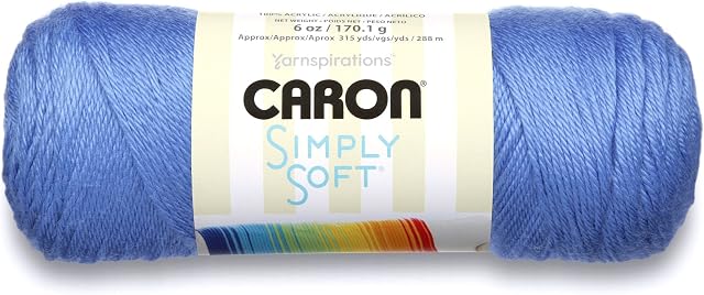CARON SIMPLY SOFT BRITES -170G- BERRY BLUE
