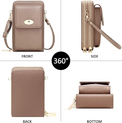 Miniatura 6 de KUKOO Small Crossbody Bag Cell Phone Purse Wallet with Credit Card Slots for Women